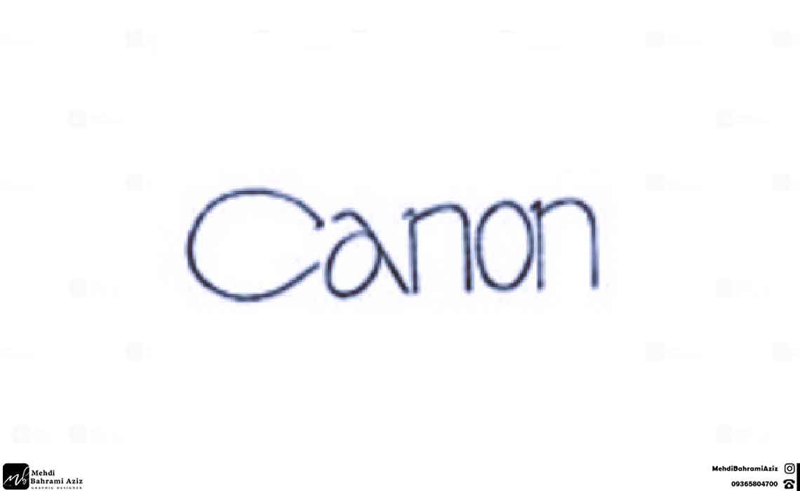 canon logo design